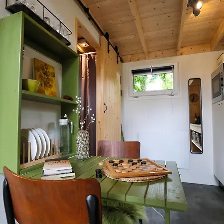 Ferienhaus Nice Tiny House With Pellet Stove, On The Veluwe