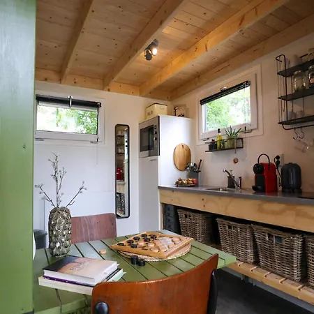 Ferienhaus Nice Tiny House With Pellet Stove, On The Veluwe
