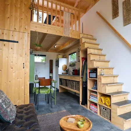 Nice Tiny House With Pellet Stove, On The Veluwe Ferienhaus